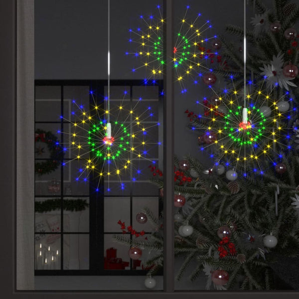 Feuerwerkslichter 4er Set, Mehrfarbig, 560 LEDs
