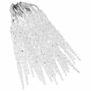 Eiszapfen Lichterkette 40 LED Warmweiß mit Fernbedienung