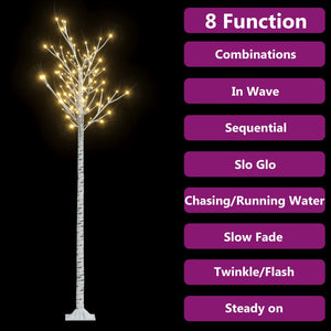 LED Weihnachtsbaum 2,2 m Warmweiß für Innen & Außen