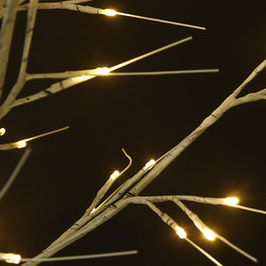 LED Weihnachtsbaum 2,2 m Warmweiß für Innen & Außen