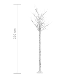 LED Weihnachtsbaum 2,2 m Warmweiß für Innen & Außen