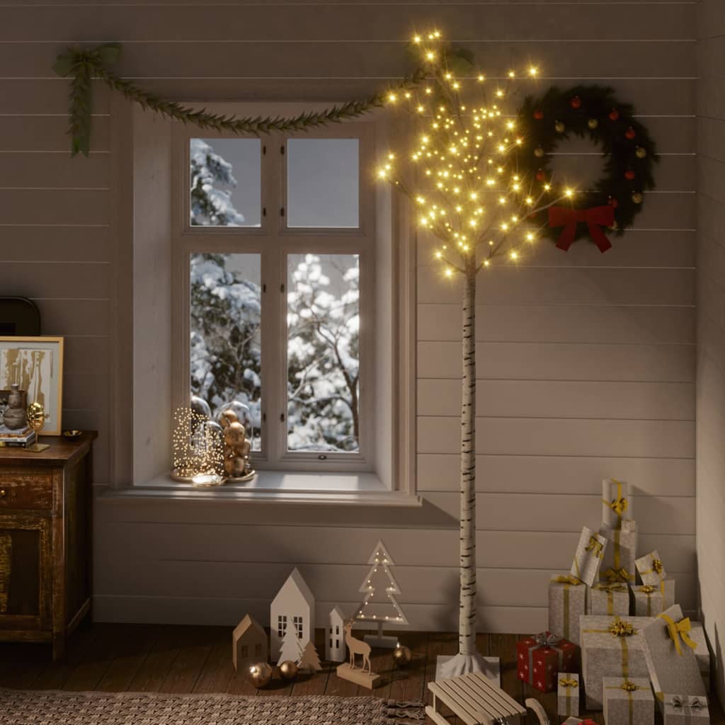 LED Weihnachtsbaum 2,2 m Warmweiß für Innen & Außen