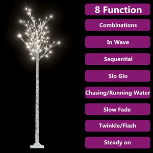 LED Weihnachtsbaum 2,2 m Kaltweiß