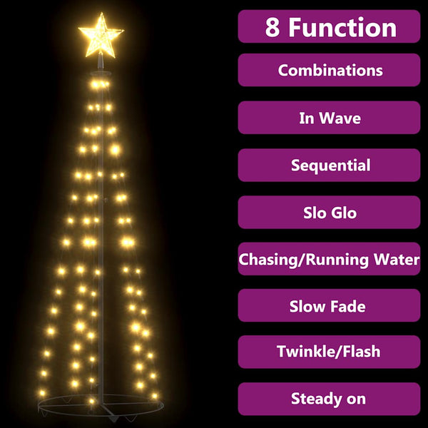 LED Weihnachtsbaum Kegel Warmweiß 150cm