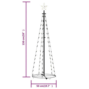 LED Weihnachtsbaum Kegel Warmweiß 150cm