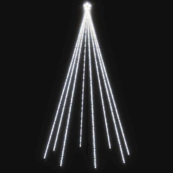 Weihnachtsbaum Lichterkette 400 LEDs - 2,5 m