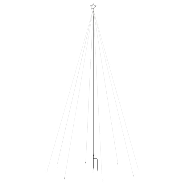 Weihnachtsbaum Lichterkette 400 LEDs - 2,5 m