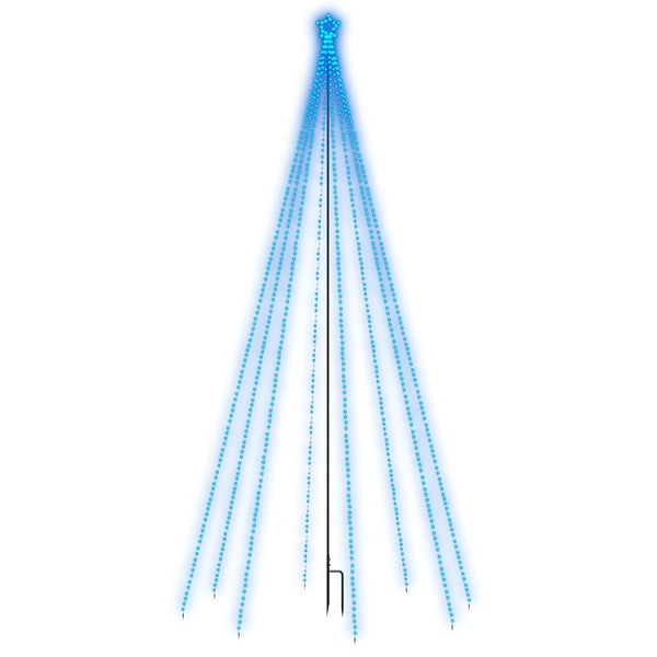 LED Weihnachtsbaum Blau 3,6m für Innen & Außen