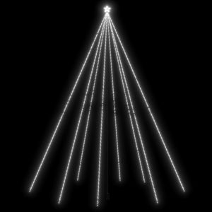LED Weihnachtsbaum 1300 LEDs Kaltweiß 8m