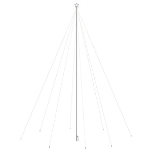 LED Weihnachtsbaum 1300 LEDs Bunt 8 m