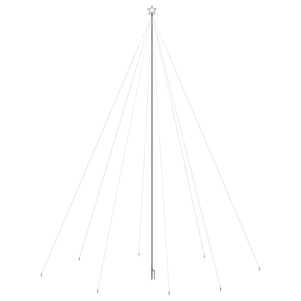 LED Weihnachtsbaum 1300 LEDs Bunt 8 m