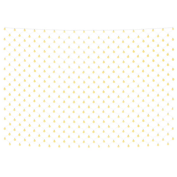 LED Lichternetz Warmweiß 3x2m für Innen & Außen