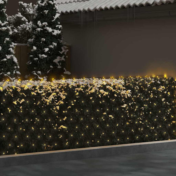 LED Lichternetz Warmweiß 3x2m für Innen & Außen