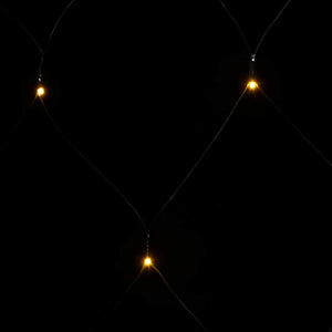 LED Lichternetz Warmweiß 3x2m für Innen & Außen