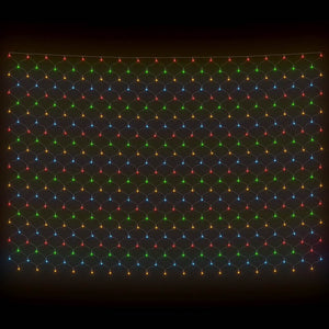 LED Lichternetz Mehrfarbig 3x2 m