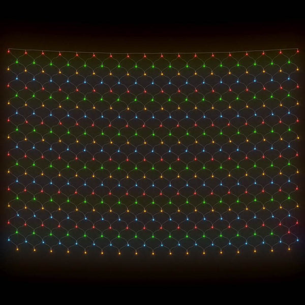 LED Lichternetz Mehrfarbig 3x2 m