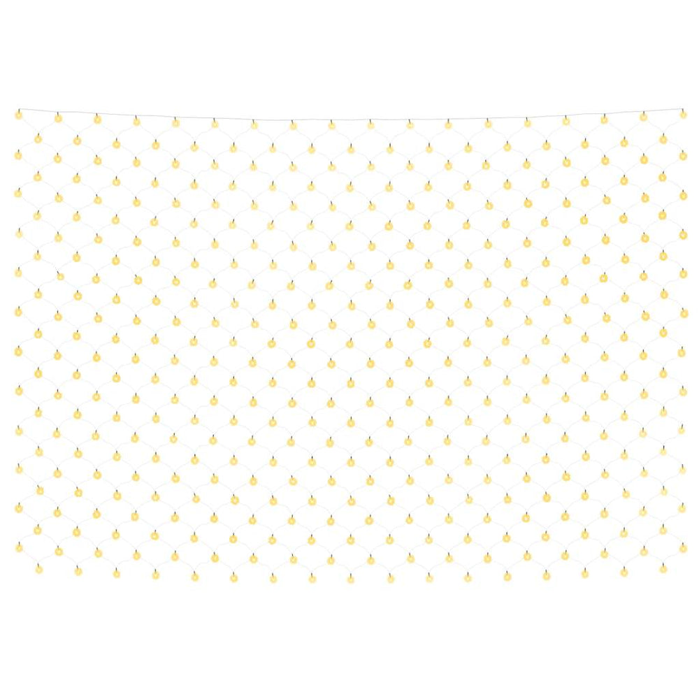 LED Lichternetz 3x3m Warmweiß für Innen & Außen
