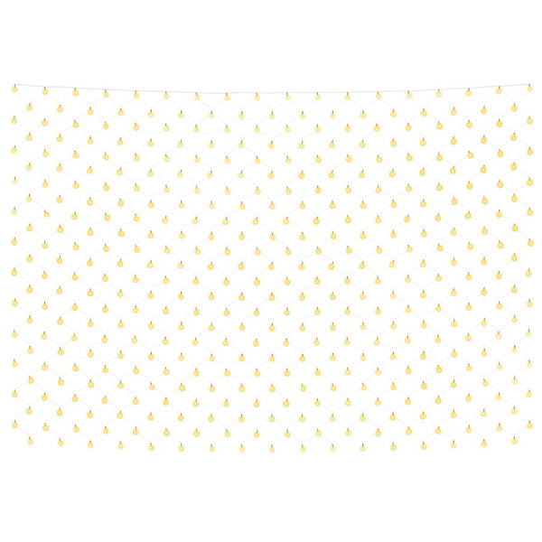 LED Lichternetz 3x3m Warmweiß für Innen & Außen