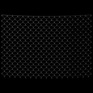 LED Lichternetz Kaltweiß 3x3m