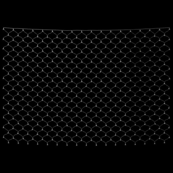 LED Lichternetz Kaltweiß 3x3m