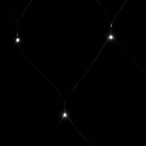 LED Lichternetz Kaltweiß 3x3m
