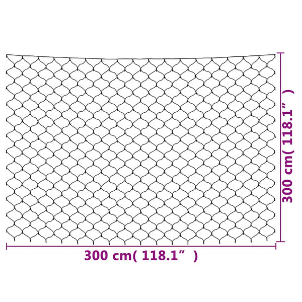 LED Lichternetz Kaltweiß 3x3m