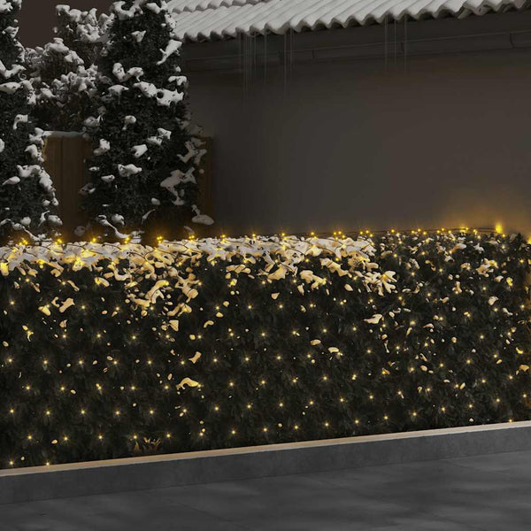 Weihnachts-Lichternetz 4x4m 544 LED Warmweiß