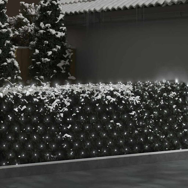 LED Lichternetz 4x4m Kaltweiß für Weihnachten