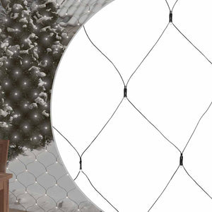 LED Lichternetz 4x4m Kaltweiß für Weihnachten