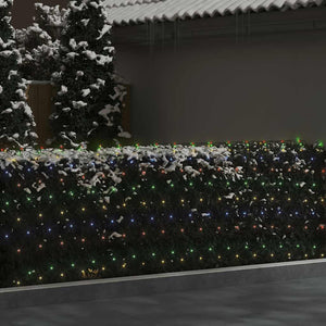 LED Weihnachts-Lichternetz 4x4m Bunt