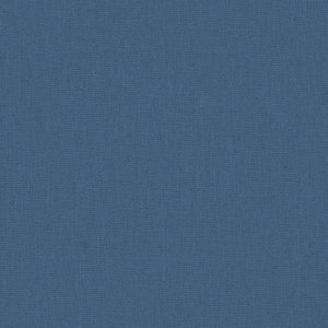 Baby-Laufstall mit Matratze Marineblau Leinenstoff