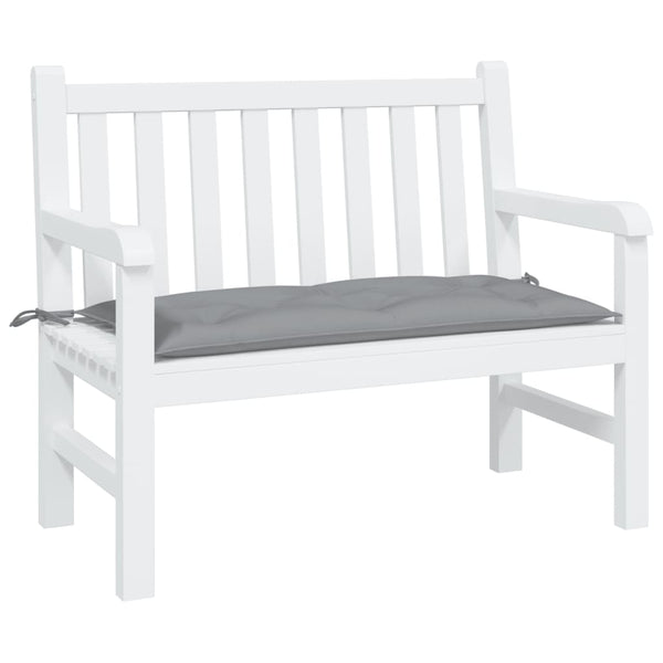 Gartenbank-Auflage Grau 110x50x7 cm Oxford-Gewebe