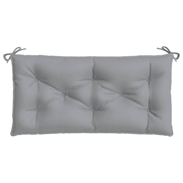 Gartenbank-Auflage Grau 110x50x7 cm Oxford-Gewebe