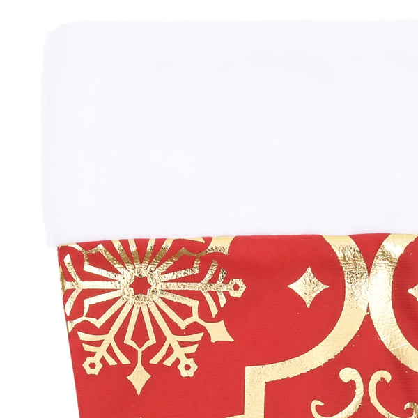 Luxus Weihnachtsbaumdecke Rot mit Socke 150cm