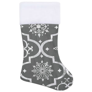 Luxus Weihnachtsbaumdecke Grau 122cm mit Socke