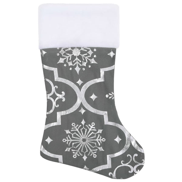 Luxus Weihnachtsbaumdecke Grau 122cm mit Socke