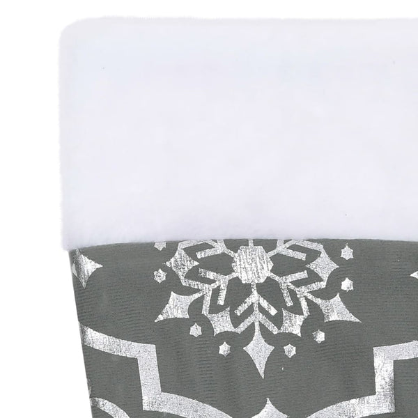 Luxus Weihnachtsbaumdecke Grau 122cm mit Socke
