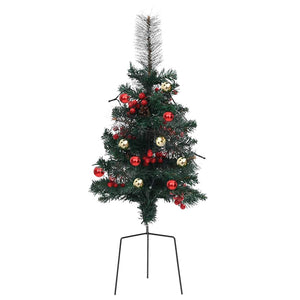 Beleuchtete Outdoor-Weihnachtsbäume, 2er-Set, 76 cm