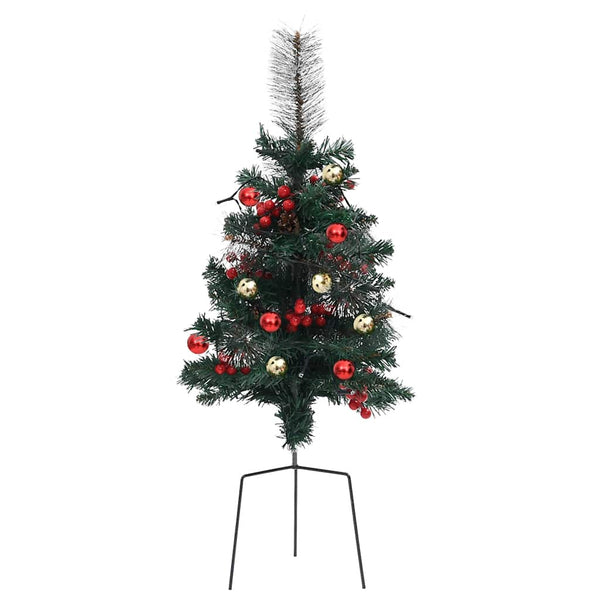 Beleuchtete Outdoor-Weihnachtsbäume, 2er-Set, 76 cm