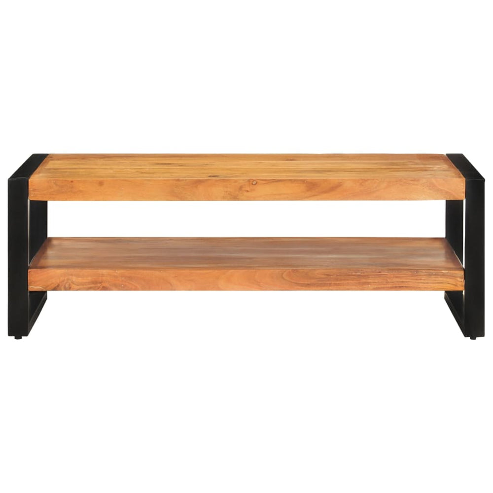 Akazie Couchtisch Massivholz 120x60 cm