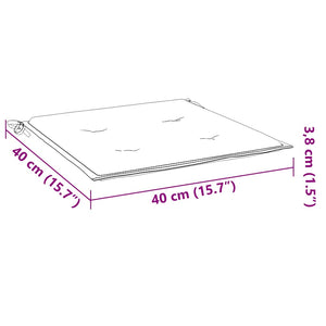 Stapelbare Gartenstühle mit Kissen 8 Stk. Massivholz Teak