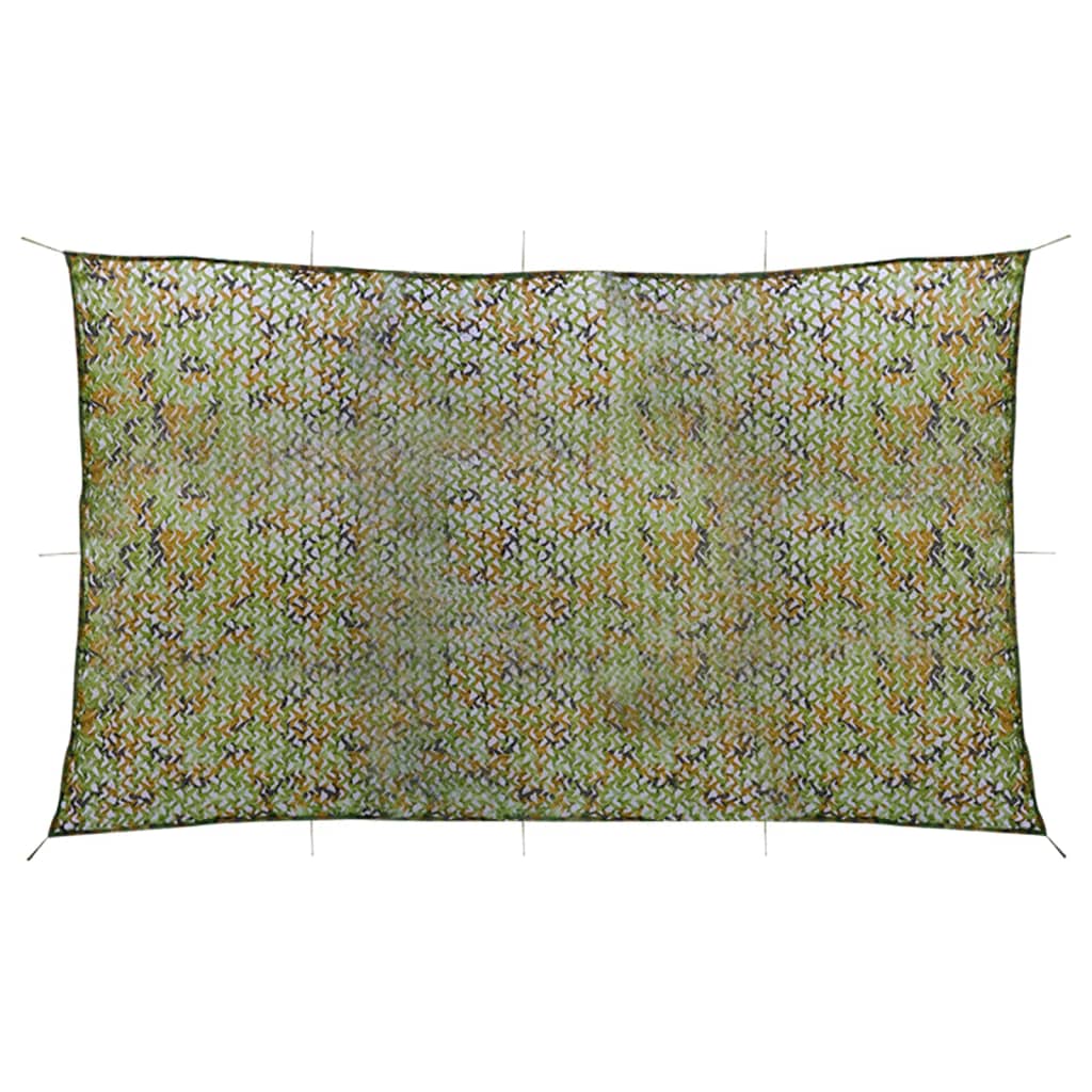 Tarnnetz mit Aufbewahrungstasche 2x6 m Grün