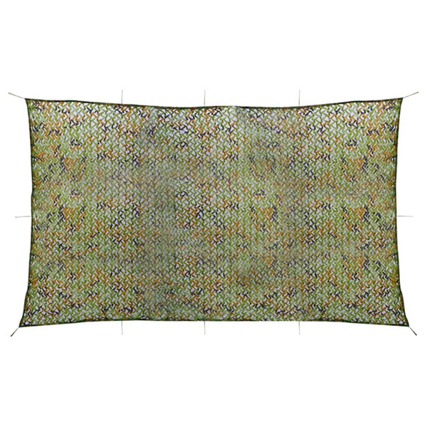 Tarnnetz mit Aufbewahrungstasche 2x6 m Grün