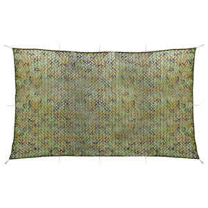 Tarnnetz mit Aufbewahrungstasche 2x8 m Grün