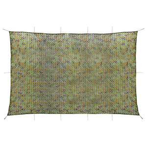 Tarnnetz mit Aufbewahrungstasche 4x5 m Grün
