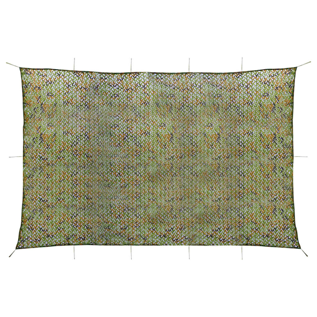 Tarnnetz mit Aufbewahrungstasche 4x5 m Grün