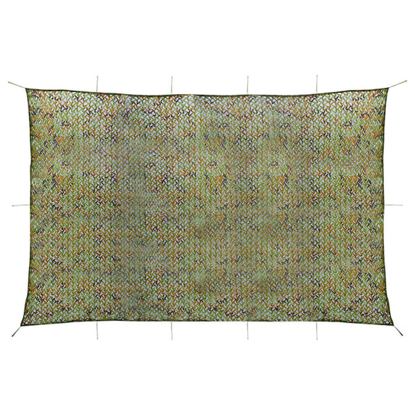 Tarnnetz mit Aufbewahrungstasche 4x5 m Grün