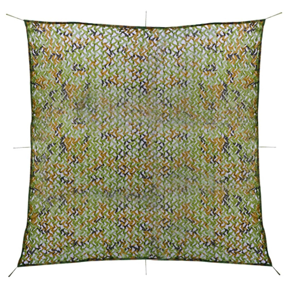 Tarnnetz mit Aufbewahrungstasche 5x5 m Grün