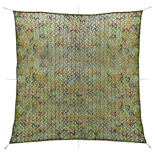 Tarnnetz mit Aufbewahrungstasche 5x5 m Grün