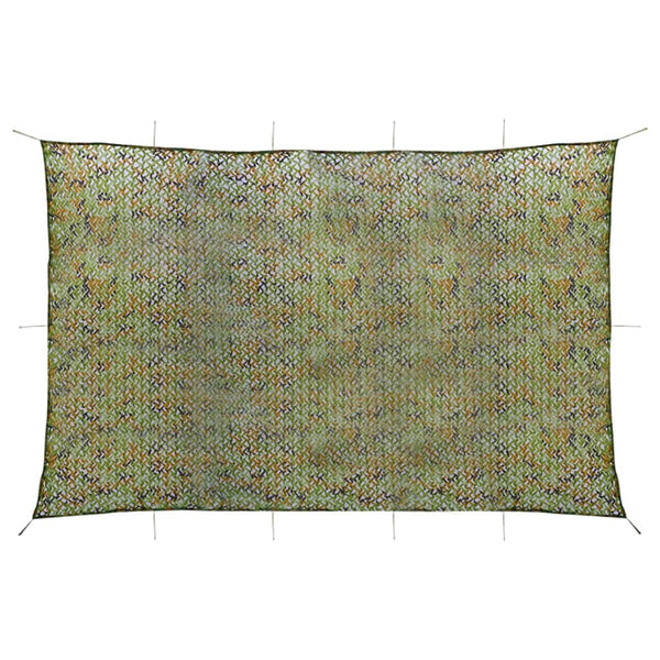 Tarnnetz mit Aufbewahrungstasche 5x8 m Grün